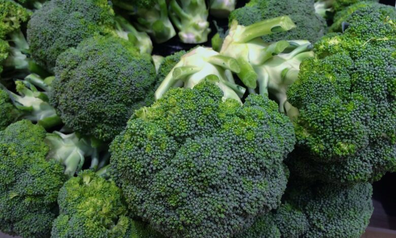 nakrájená brokolice