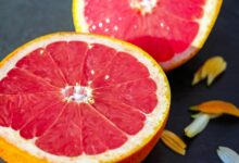 rozkrojený grapefruit